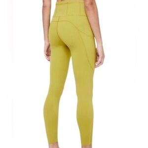 Lululemon Nulux Golden Lime leggings